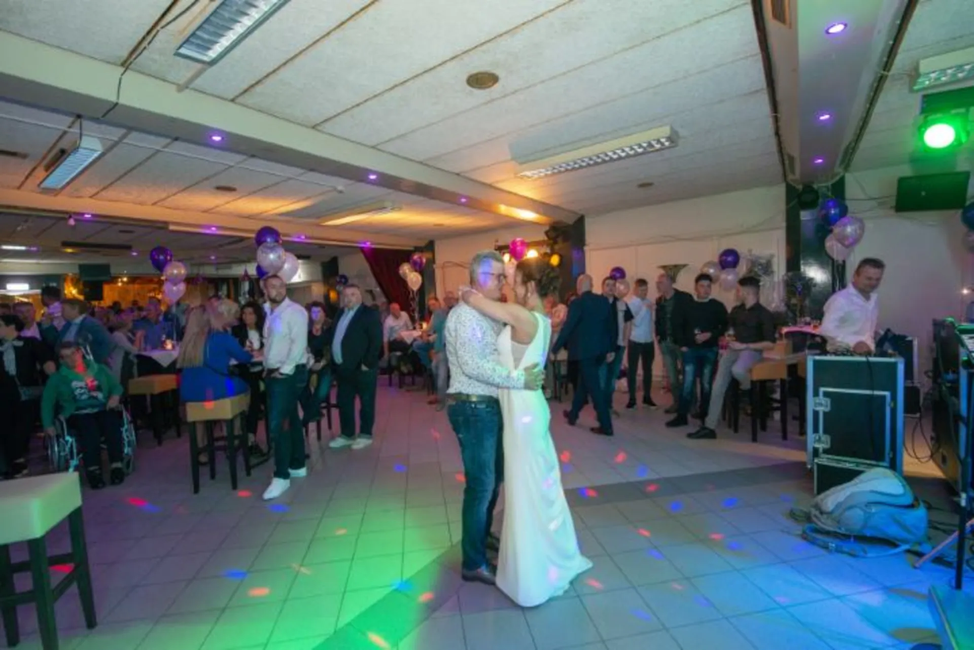 Eerste dans op de dansvloer