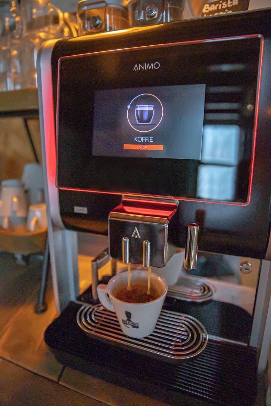 Verse koffie uit de koffieautomaat