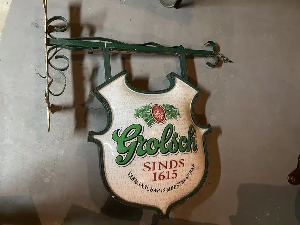 Uithangbord Grolsch